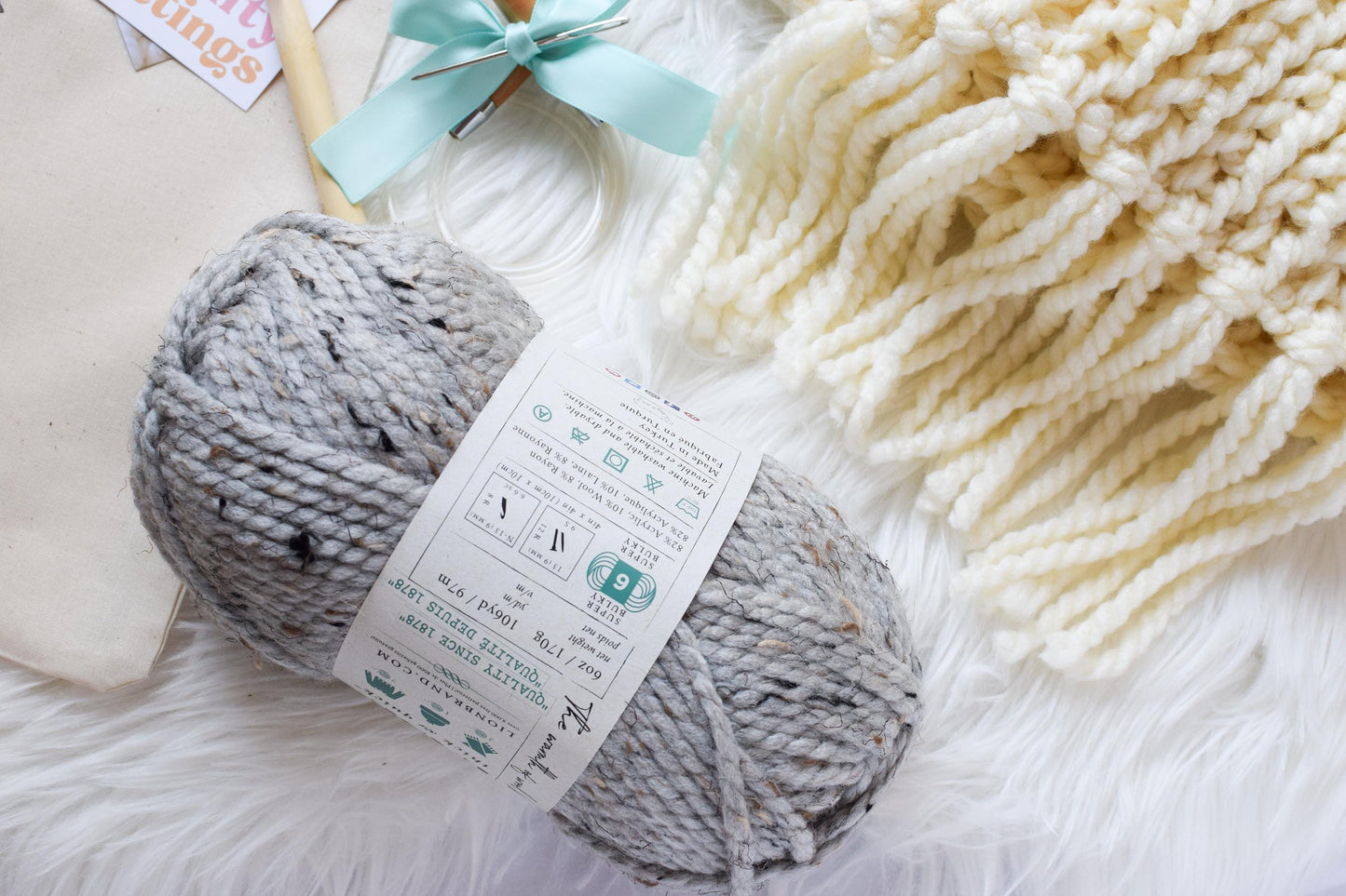 Fisherman’s Scarf Knitting Kit - Knifty Knittings