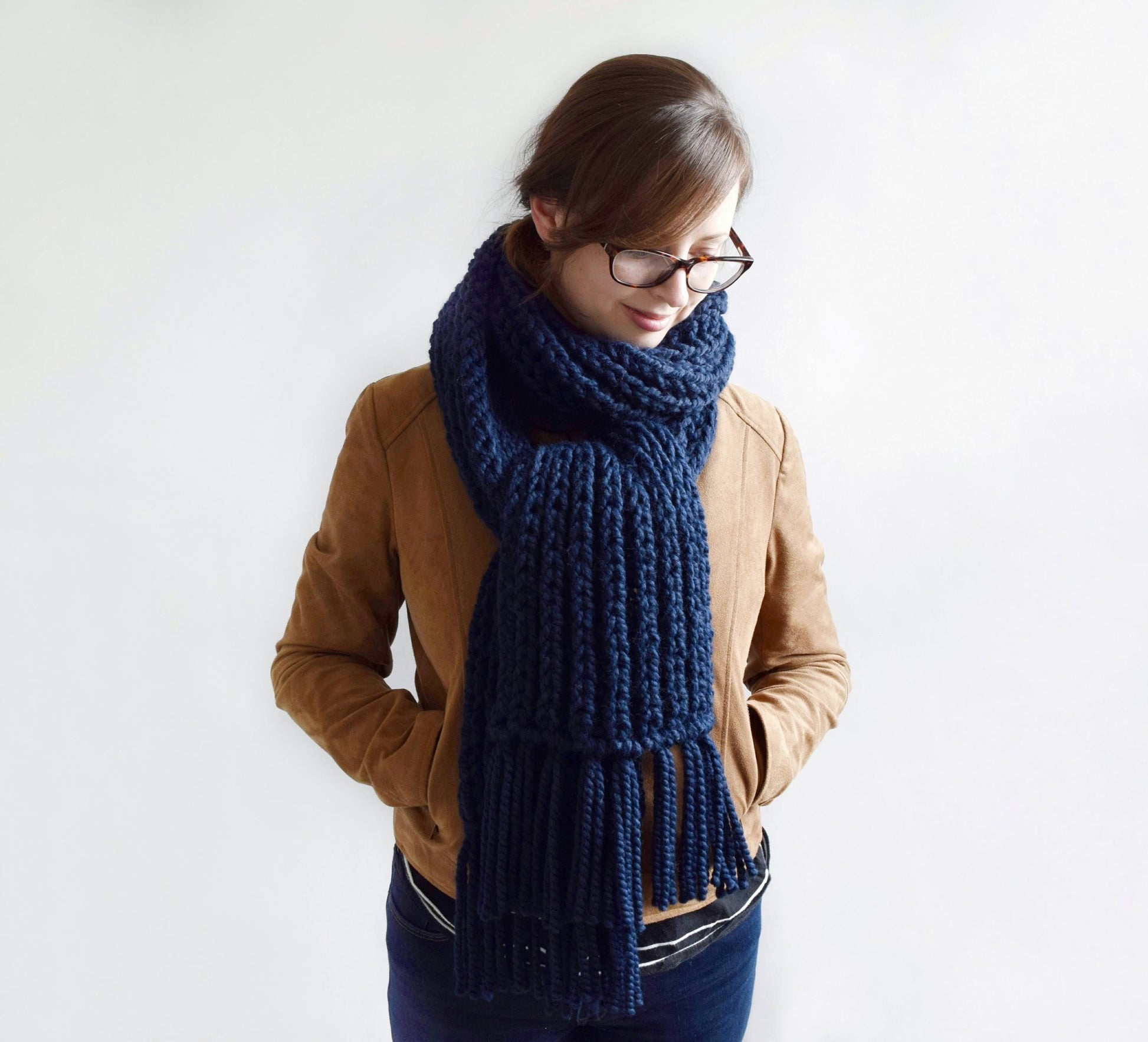 Fisherman’s Scarf Knitting Kit - Knifty Knittings