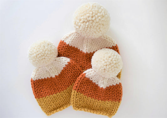 Candy Corn BeanieKnifty Knittings