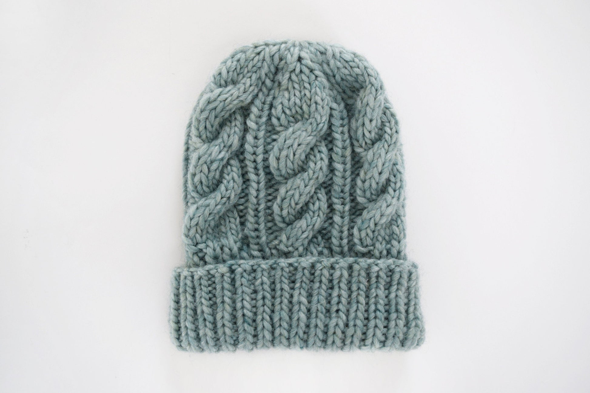 Classic Cabled Hat and MittensKnifty Knittings