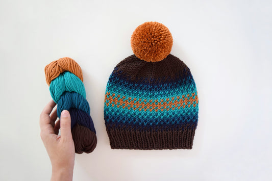 Fair Isle BeanieKnifty Knittings