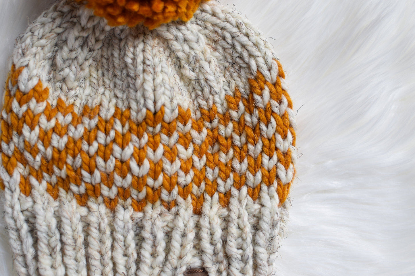 Fair Isle Pom Pom HatKnifty Knittings