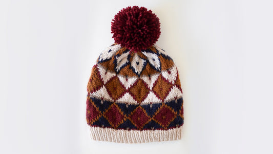 Festive Fair Isle BeanieKnifty Knittings