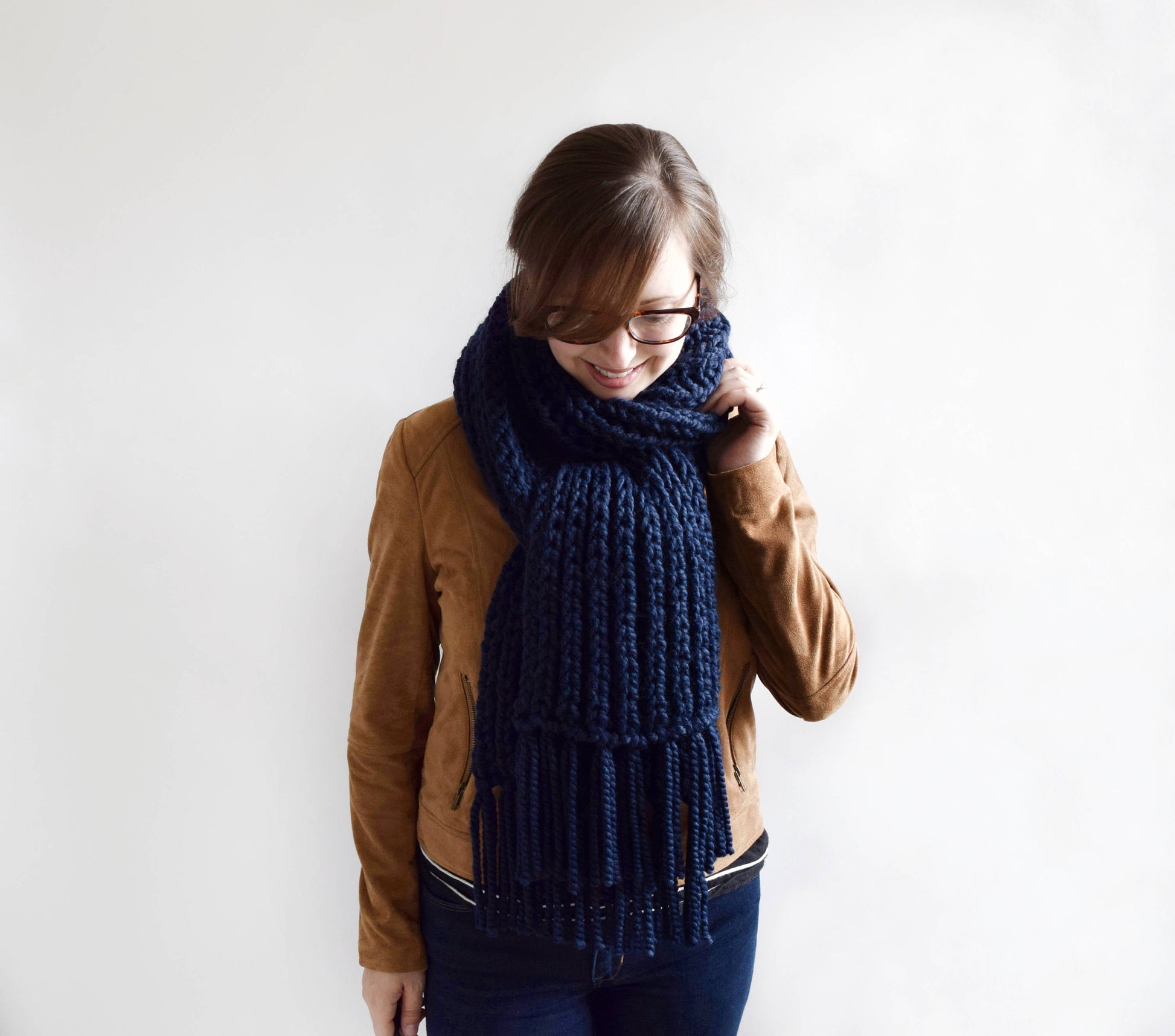 Fishermans Scarf Knifty Knittings