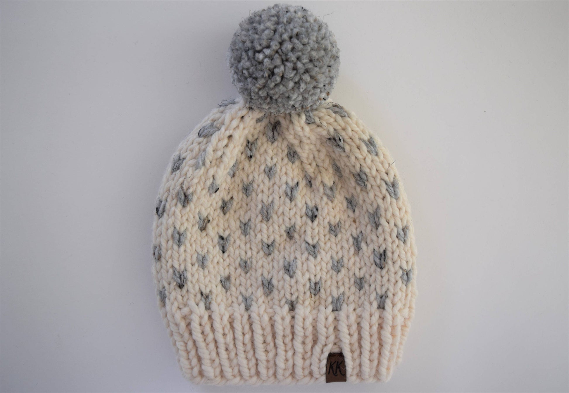 Little Hearts Beanie Knifty Knittings