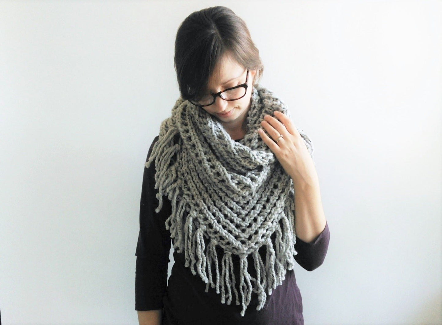 Lace Triangle ShawlKnifty Knittings