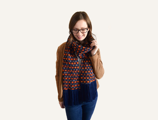Latticework ScarfKnifty Knittings