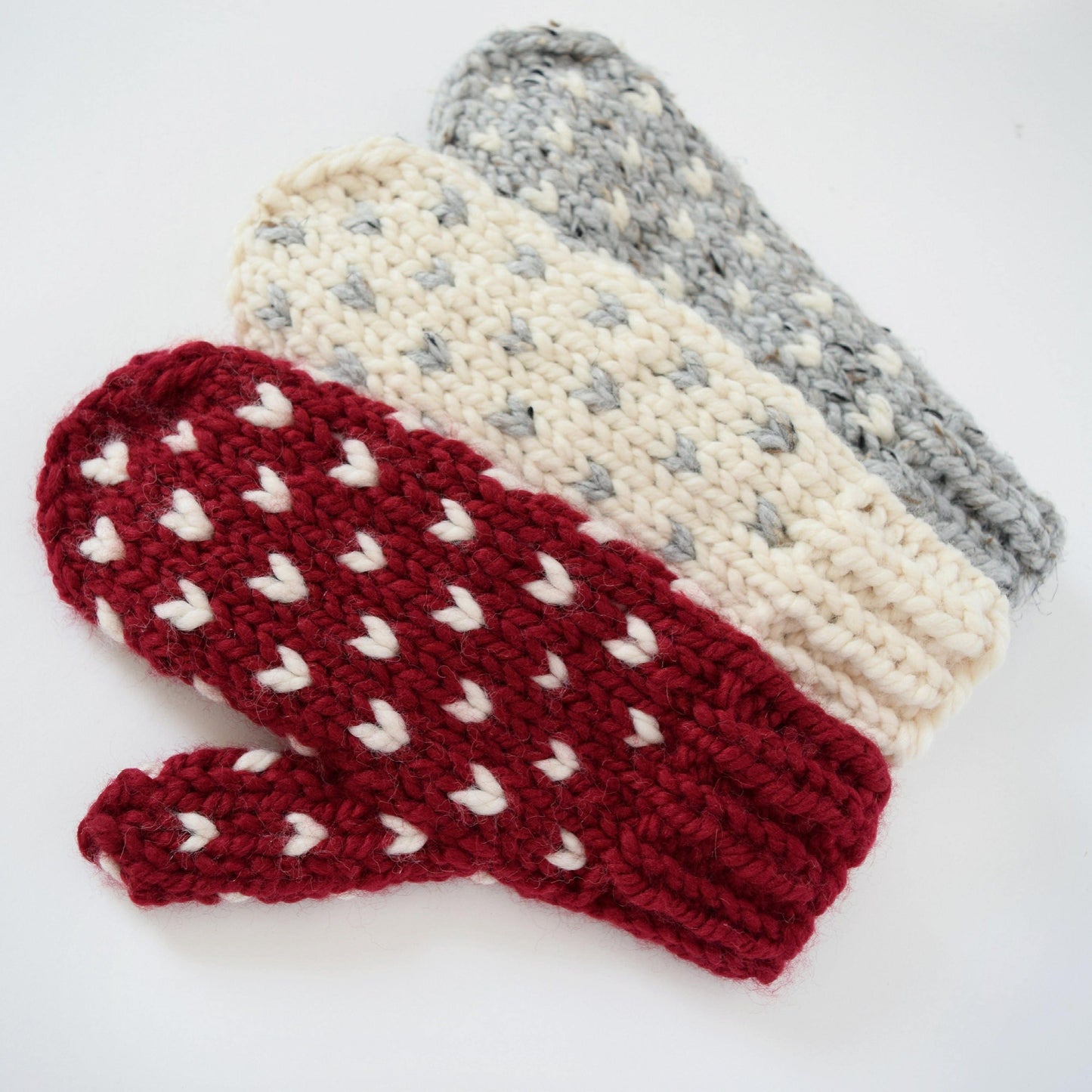 Little Hearts MittensKnifty Knittings