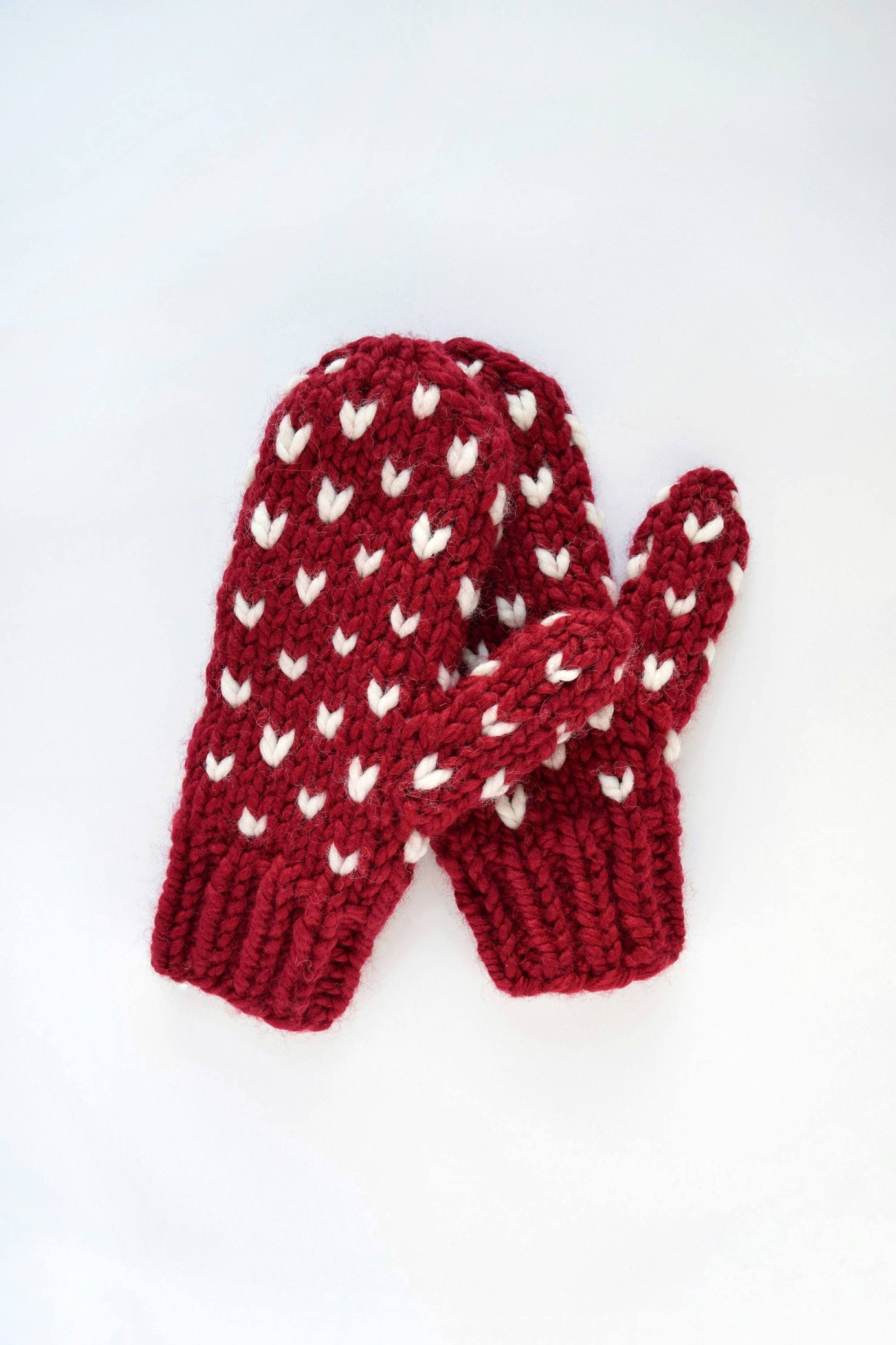 Little Hearts MittensKnifty Knittings