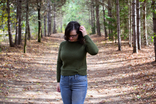Raglan With A TwistKnifty Knittings