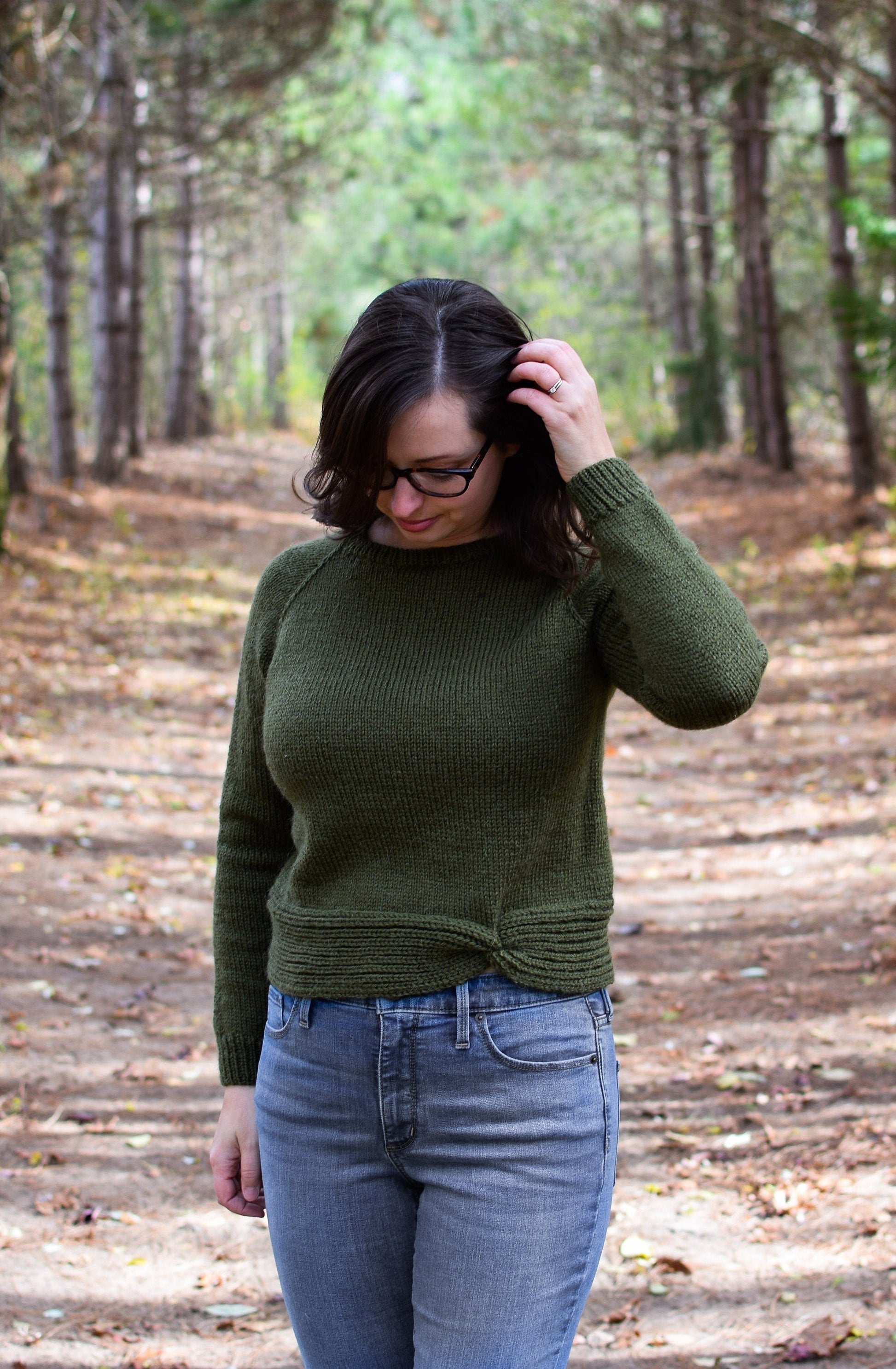 Raglan With A TwistKnifty Knittings
