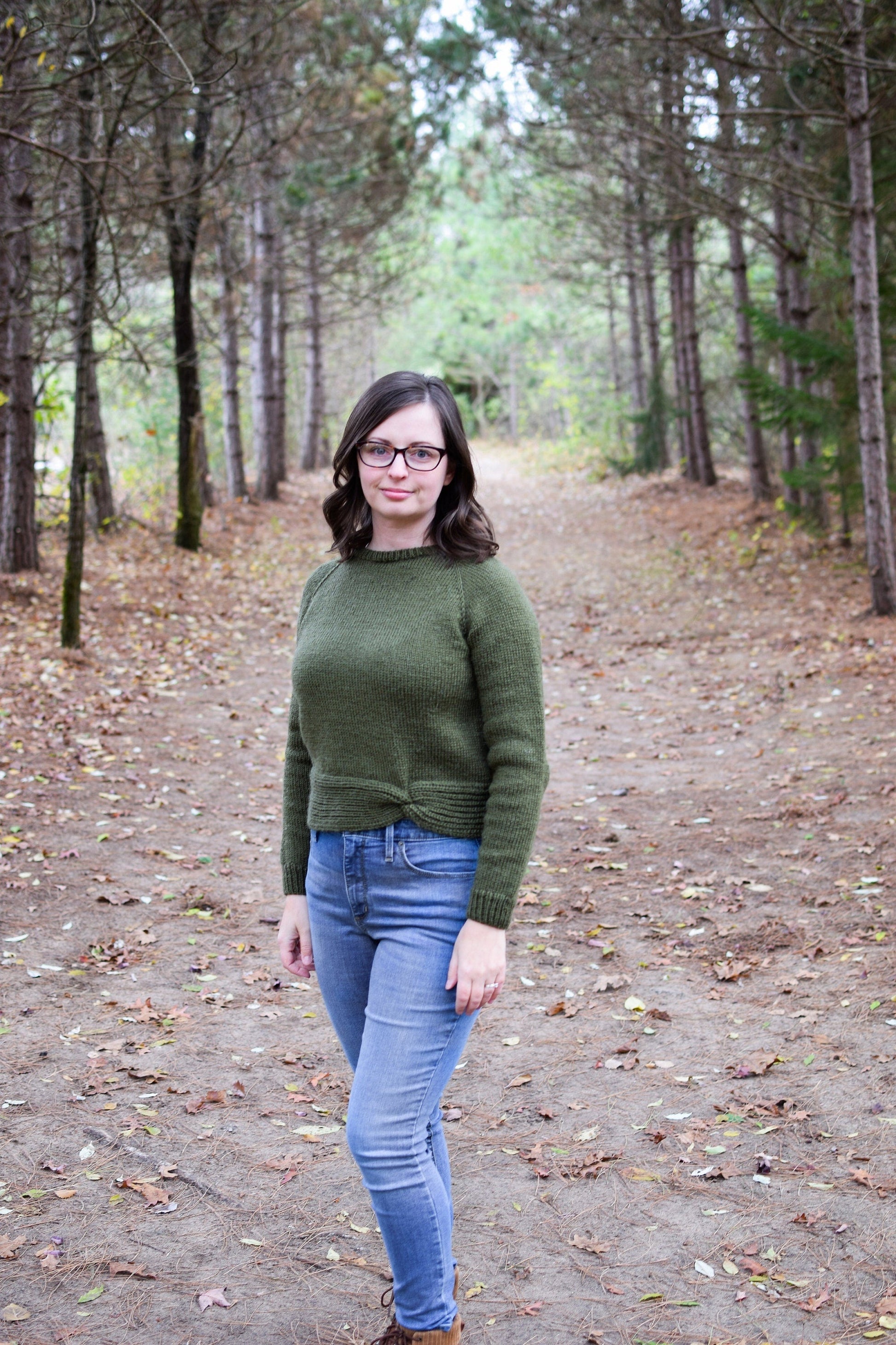 Raglan With A TwistKnifty Knittings