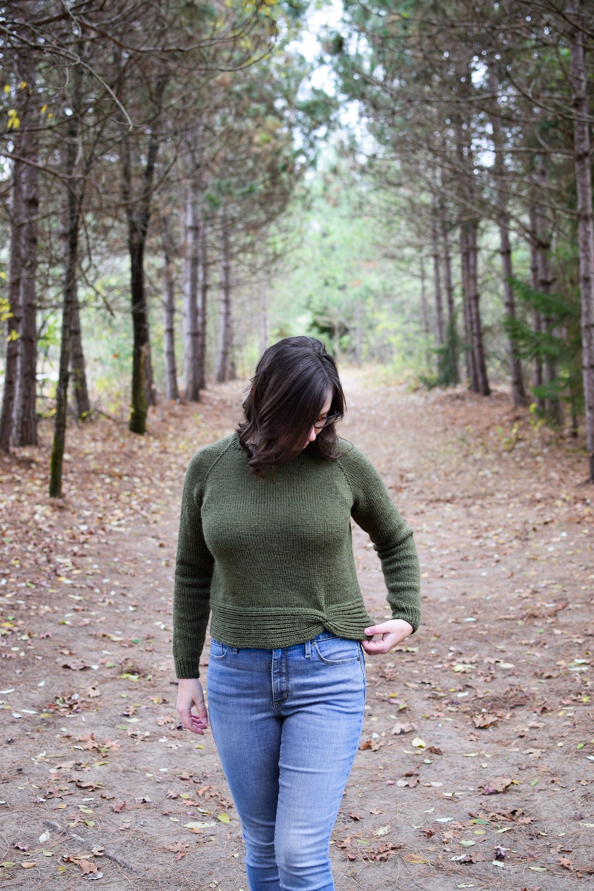 Raglan With A TwistKnifty Knittings
