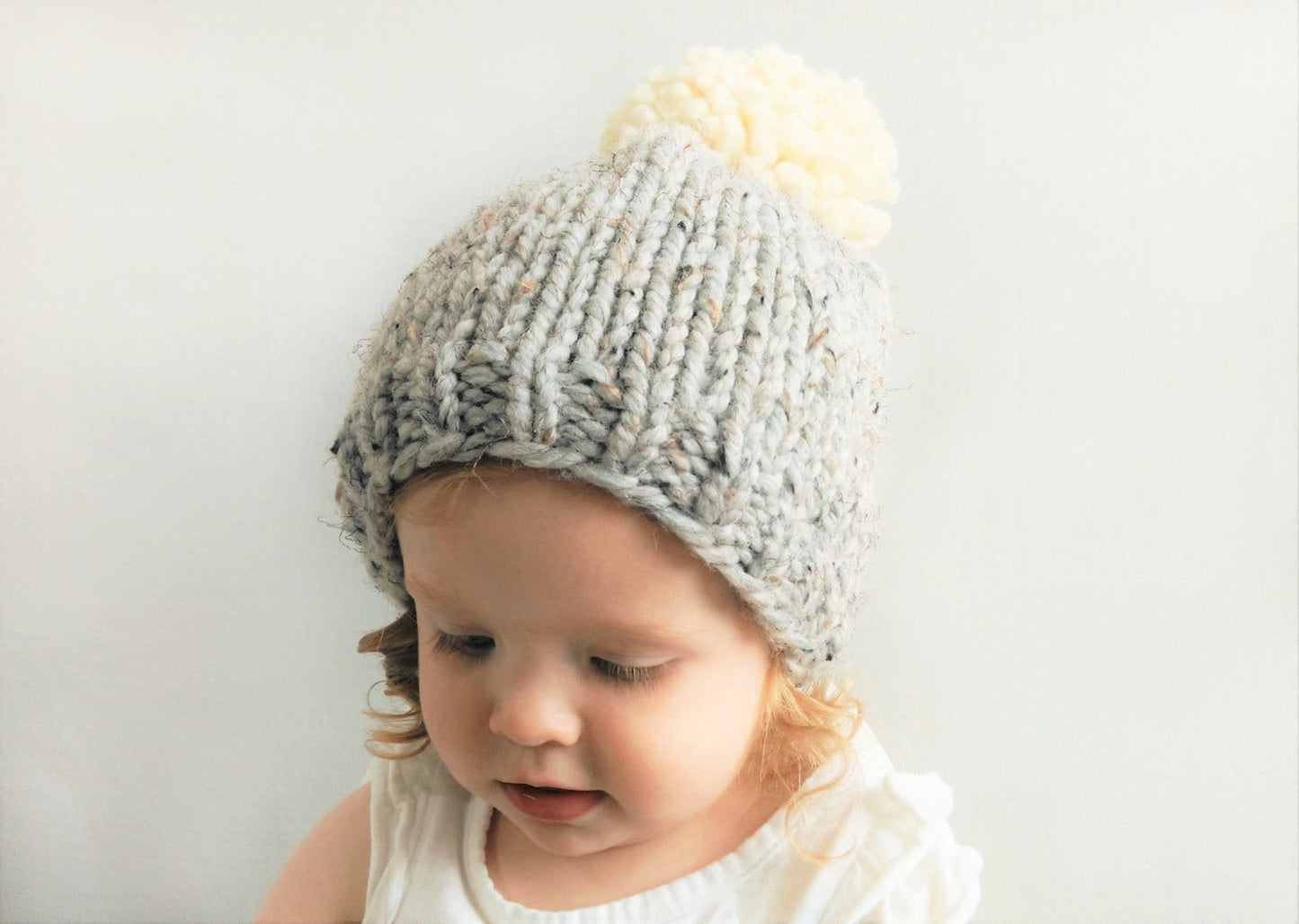 Chunky Knit Pom Pom Beanie Knifty Knittings