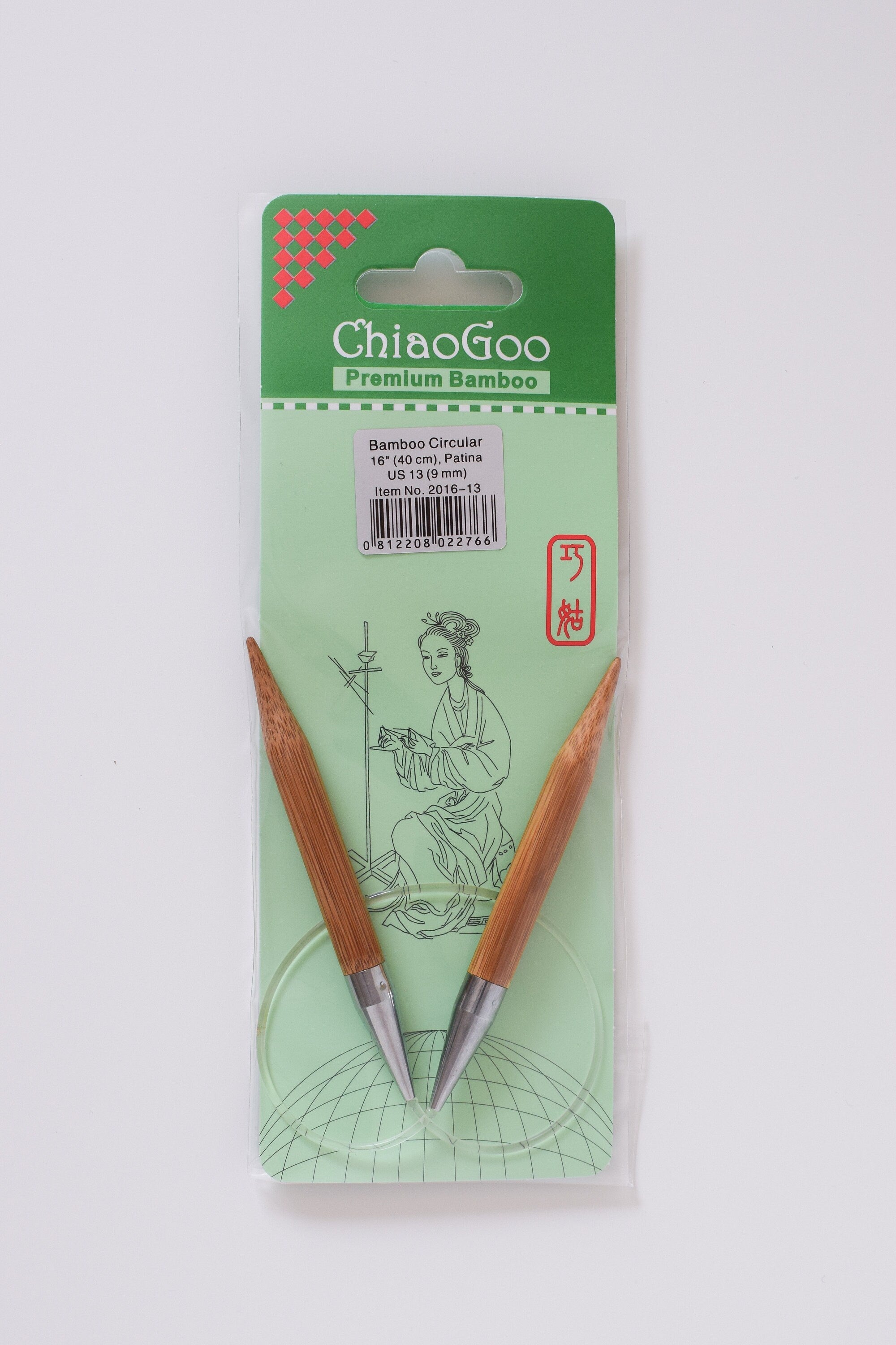 ChiaoGoo Bamboo 40 Circular Knitting Needles 7