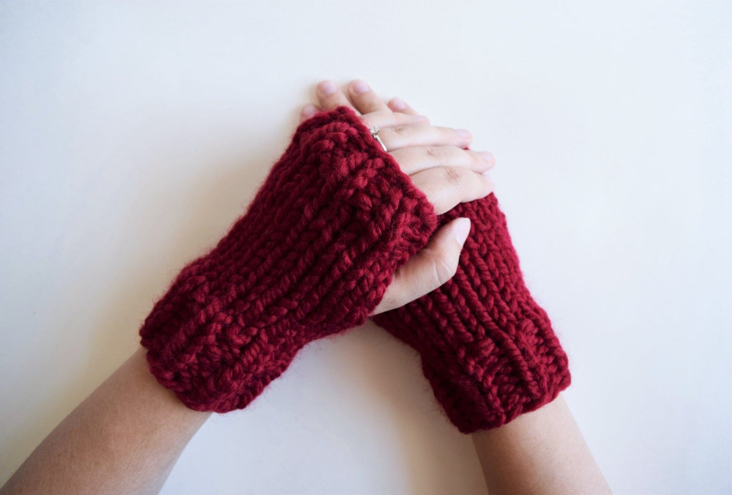 Chunky Fingerless GlovesKnifty Knittings
