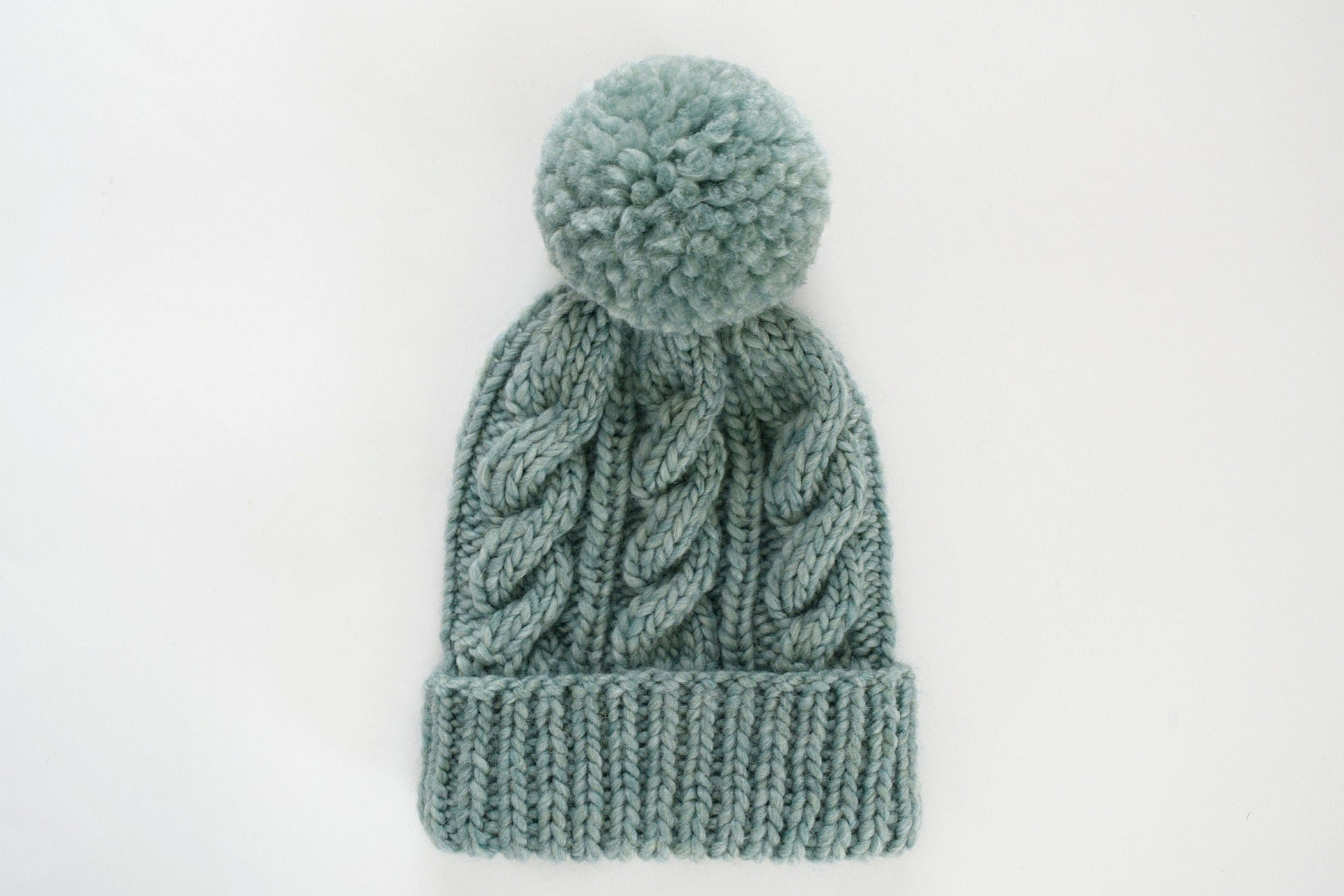Classic Cabled Hat and MittensKnifty Knittings