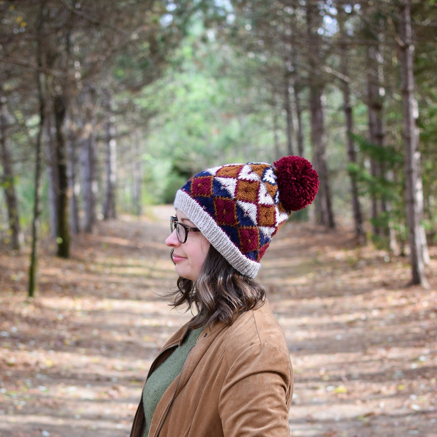 Festive Fair Isle BeanieKnifty Knittings