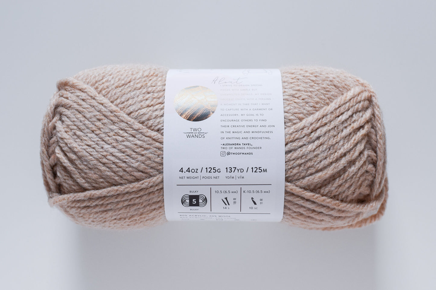 Chunky Yarn // Lion Brand Hue and Me // Bulky Yarn // Knitting Yarn // Blanket Yarn // Wool Blend Yarn