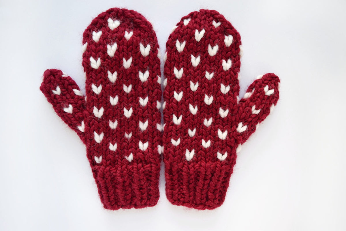 Little Hearts MittensKnifty Knittings