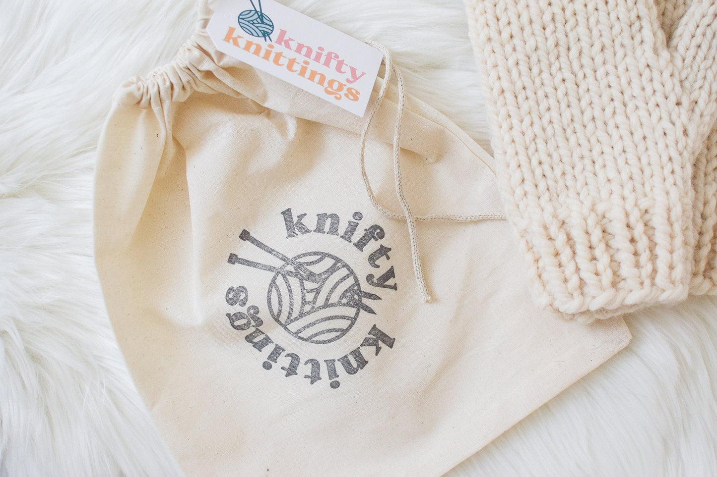 Mitten Knitting Kit - Knifty Knittings