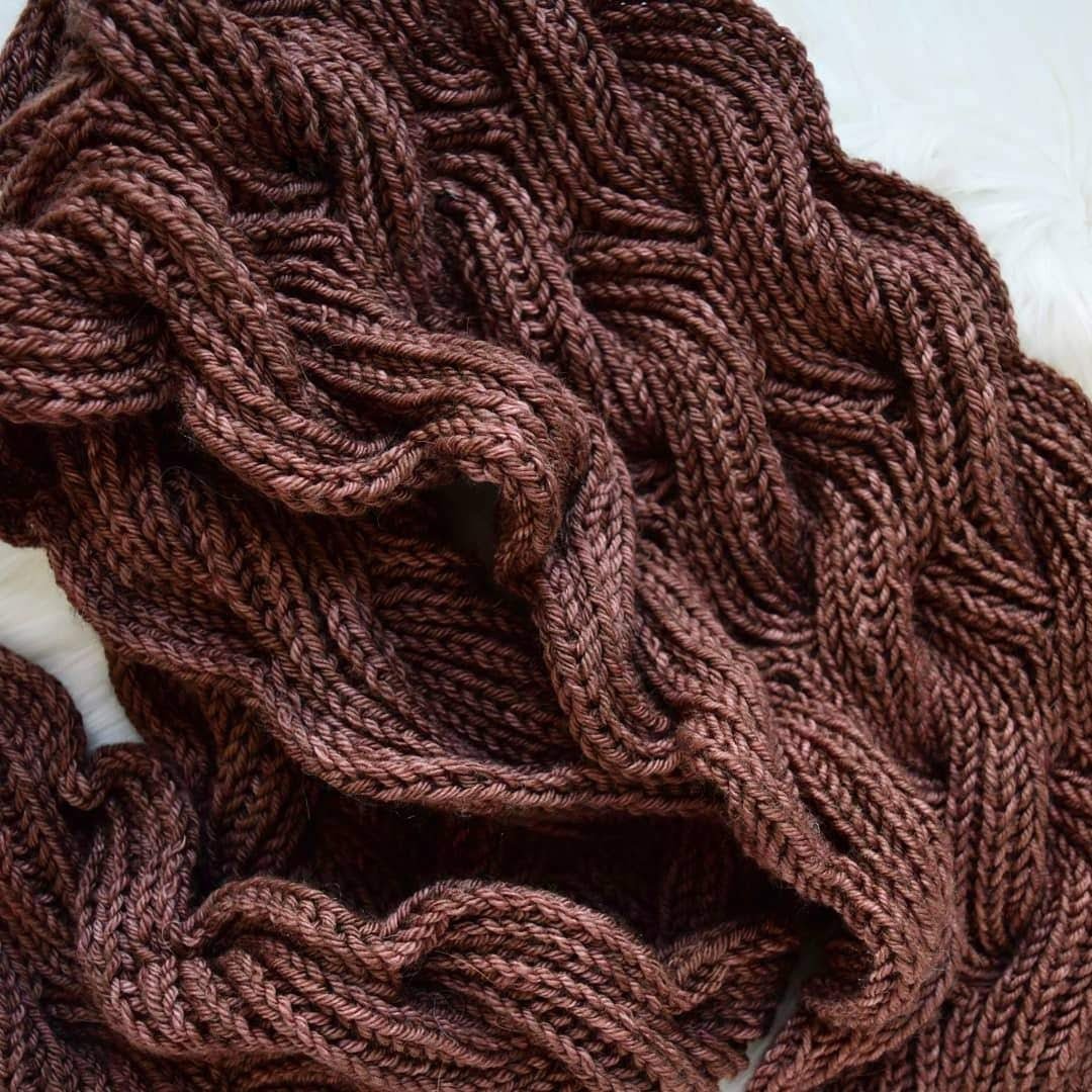 Rosewood ScarfKnifty Knittings